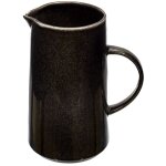 Pichet  eau 1, 5l en grs noir brillant