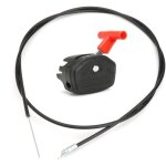 Pi�ce d�tach�e tondeuse c�ble d'acc�l�rateur universel et levier de d�marrage pour tondeuse � gazon pouss�e ...