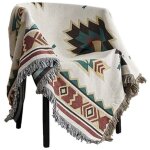 Une pi�ce plaid am�ricain ethnique canap� couverture tricot� pleine couverture sucre jacquard canap� ...