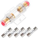 Pices porte fusible agu gauge fusibles pour installateurs audio et lectriciens auto botier transparent ...