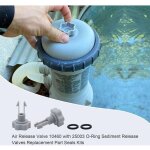 Pi�ces de rechange de pompe de filtre de piscine 10460 vannes de lib�ration d'air avec joints toriques ...