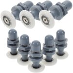 Pi�ces roulettes de douche quincaillerie de porte de douche glissi�res de porte coulissante en verre ...