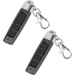 Pices telecommande universelle portail 433 mhz, tlcommande porte de garage universelle avec 4 boutons ...