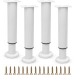 Pied de lit r�glable en m�tal - liaison pour sommier, armoire, canap� - tr�s r�sistant - universel - ...