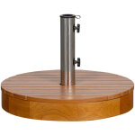 Pied de parasol 49x49x37 cm en bois