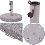 Pied de parasol en granit 30kg - pied de parasol - base de parasol - home & living - gris Pied de parasol en granit 30kg - pied de parasol - base de parasol - home & living - gris