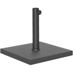 Pied de parasol - outsunny - en b�ton 18 kg - pour m�t de � 38 - 48 mm - pour jardin patio - 44 x 44 ...