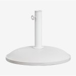 Pied de parasol rond �50 cm en b�ton zante sklum blanc gardenia