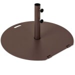 Pied de parasol a roulettes 23 kg compatible avec mats de 4150 mm