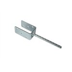 Pieds de poteau pour poteaux de 7 x 7 cm ancrage en u - par pièce Pieds de poteau pour poteaux de 7 x 7 cm ancrage en u - par pièce