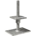 Simpson strong tie - pied de poteau rglable pb - hauteur 40 - 200 mm - simpson - ppb80g - r