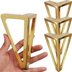 Pieds de table en mtal de 6 pouces, pieds de table creux, pieds d'armoire de salle de bain, pieds d'armoire ...