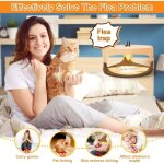 Pige  puces pour l'intrieur de votre maison, piges  puces d'intrieur avec 1 disque collant, piges ...