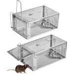 Piege a rat cage attrape souris 2 pcs pi�ges � rats mulots rongeurs professionnel ext�rieure - cages ...