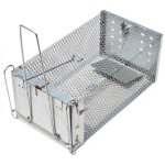 Pi�ge � souris, rats et mulots - cage de capture r�utilisable - en acier galvanis� - 27. 5cm14. 5cm11. ...