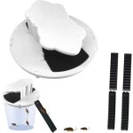Ymyny - pige  souris et rats vivants en plastique, couvercles jaunes capture simultane de plusieurs ...