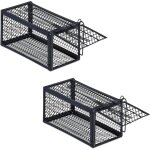 Pi�ge � souris vivante, lot de 2, attrape - souris, sans tuer, cage rats, 12 x 23 x 12 cm, sourici�re, ...