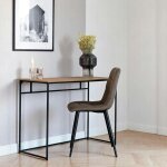 Pier import - bureau console en bois clair - design minimaliste tallinn