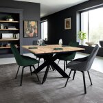 Pier import - table carrée extensible en chêne blanc 120 cm palerme Pier import - table carrée extensible en chêne blanc 120 cm palerme