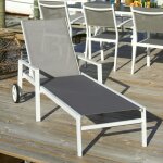 Pier import - transat  roulettes en aluminium blanc stockholm