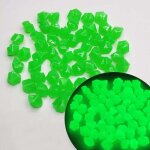 Pierre lumineuse 300pcs cailloux lumineux galets phosphorescents dcoratifs pour jardin extrieur aquarium ...