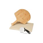 Pierre  pizza pour four et grill en cordirite rsistante  la chaleur, pour la cuisson de pizzas, tartes ...