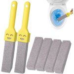 Pierre ponce brosse wc avec deux poignes - brosse de nettoyage remplaable pour piscine et toilettes ...