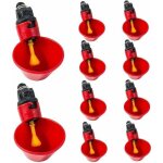 Pigeon fontaine � boire bol d'eau tube carr� �paissi tube rond bol d'eau pour forage direct 10 pi�ces ...