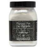 Pigment pour cr�ation de peinture - pot 100 g - gris iridescent pour nacrer