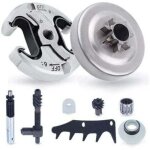 Pignon et embrayage pour husqvarna 345 445 340 450, pignon de chaîne . 325'' pas 6 dents + tambour d'embrayage ... Pignon et embrayage pour husqvarna 345 445 340 450, pignon de chaîne . 325'' pas 6 dents + tambour d'embrayage ...
