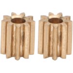 Pignon de moteur, engrenage en laiton 2 pi�ces, hauteur de 5 mm, production sophistiqu�e pour module ...