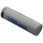 Pile 1. 5v 1700mah compatible 14500 aa avec port usb - c rechargeable