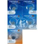 Piles 377 sr626sw 626 1. 55 v % d'origine marque renata 377