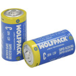 Pile alcaline c - lr14 1, 5v 2500 - 8000mah (blister de 2 pi�ces)