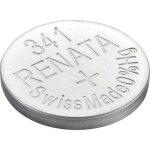 Pile bouton 341 1. 55 v 1 pc(s) 15 mah oxyde d'argent y246093 - renata