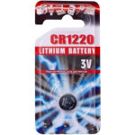 Pile bouton au lithium 3v cr1220 couleur