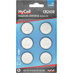 Piles bouton au lithium cr2430 3v, 6 pi�ces - hycell