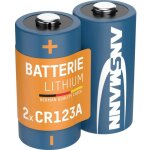Piles lithium cr123a 3v (lot de 2) - ansmann