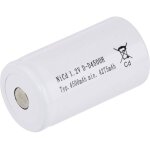 Pile rechargeable sp�ciale lr20 (d) nicd 1. 2 v 4500 mah - mexcel