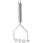 Pilon � pur�e inox multifonction, manche anti - d�rapant pour l�gumes racines haricots avocats fruits ...