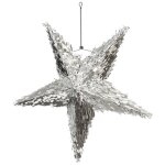 Pi�ata pliante - �toile, 68x68x30cm, argent�e