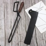 Pince � bois robuste de 40 cm, accessoire de chemin�e, housse anti - br�lure, longue pince � bois, pince ...