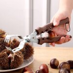 Pince � ch�taignes robuste pour casser les noix sans effort, poign�es ergonomiques antid�rapantes et ...