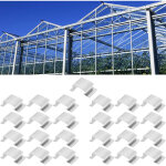 [jamais utilis�] pinces de fixation pour serres multi - usages, 25 mm x 10 mm x 15 mm, 25 / 50 pi�ces, ...