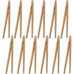 Pince grille pain 12pcs pinces en bambou pinces � pain de bois pinces de cuisine r�utilisables 17. 8 ...