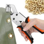 Pince � ?illets avec 300 pi�ces (� int�rieur 10 mm) ?illets en m�tal, ensemble professionnel de perforateur ...