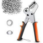 Pinces  ?illets, pince a oeillet avec 520 pices oeillets de 10 mm, pince a oeillet pour bache, tissus, ...