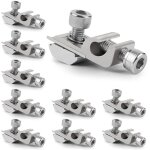 Pinces de mise � terre pour panneau solaire, 10 pcs, fixation aluminium, protection contre la foudre, ...