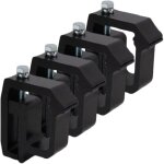 Pinces de montage en alliage d'aluminium pour capot et porte - �chelle de pick - up, lot de 4, fixation ...