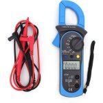 Pince multim�tre num�rique automatique, testeur de tension, r�sistance et diode (bleu)